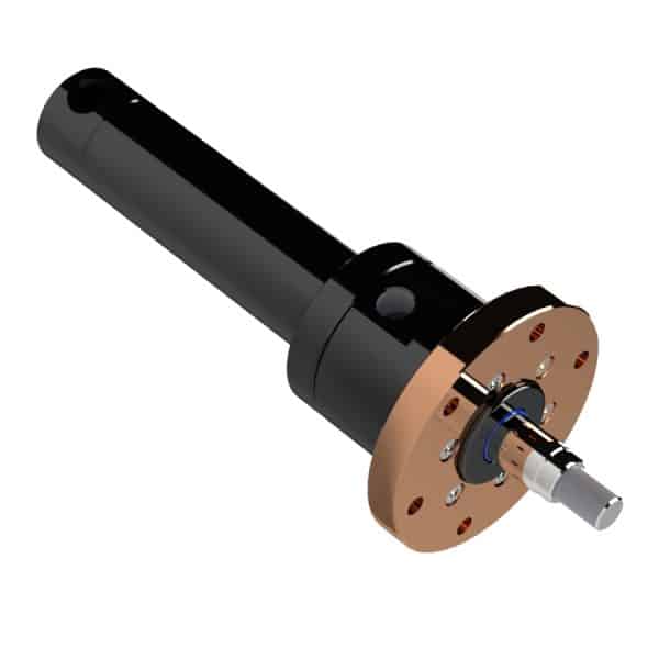 KHCC SERİSİ CETOP KAPAKLI ÖN FLANŞ BAĞLANTILI HİDROLİK SİLİNDİR