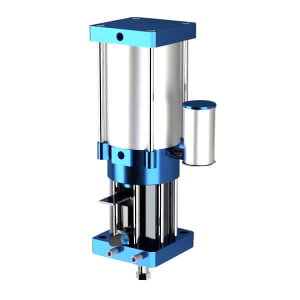 KHPCN4 HİDRO PNÖMATİK SİLİNDİR (CNC TEZGAHLAR İÇİN)