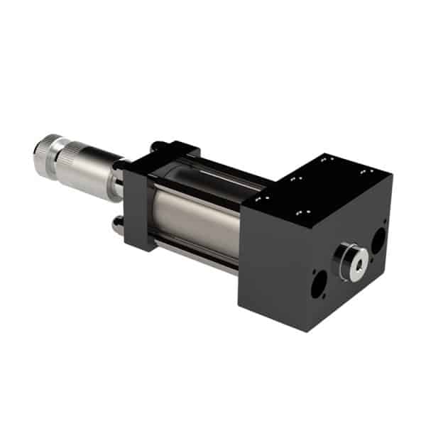 KSAC Serisi Kare Kapaklı Strok Ayarlı Hidrolik Silindir